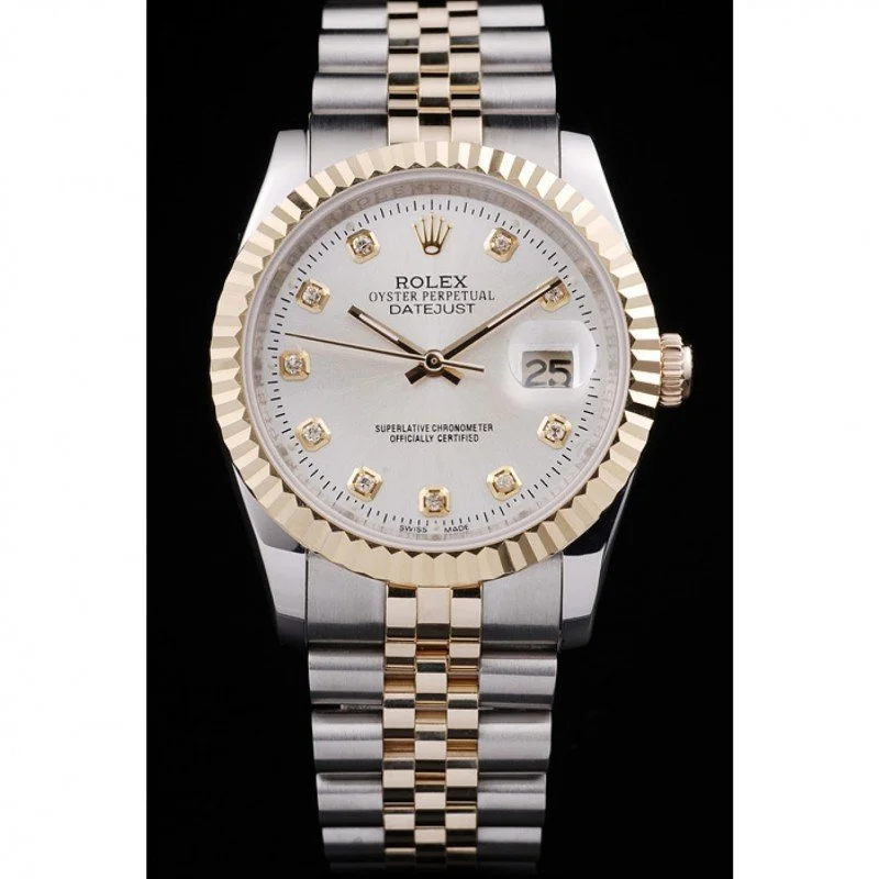 Superclone Rolex Datejust 36mm White Dial SRL10
