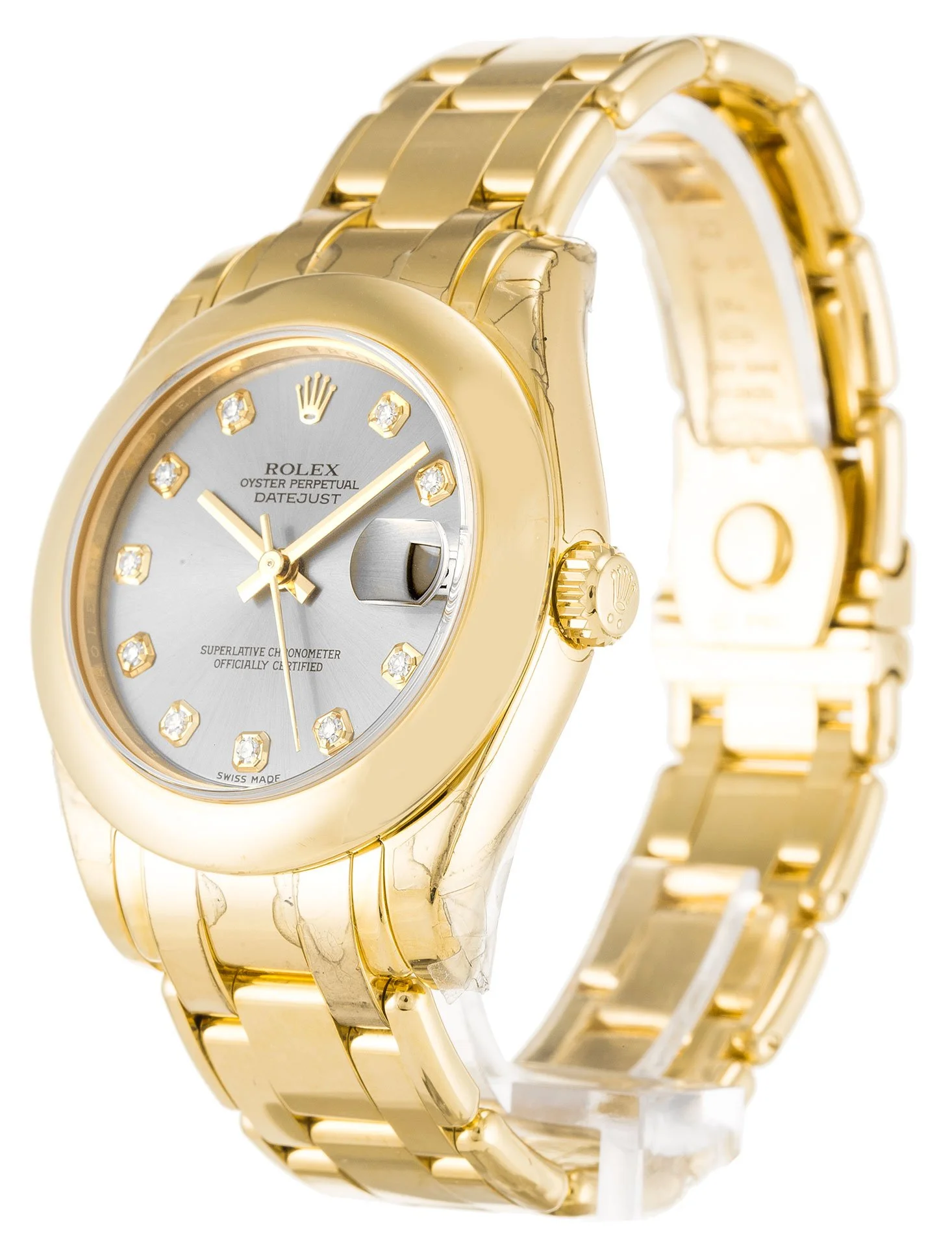 Rolex Pearlmaster 31mm Silver Dial 81208