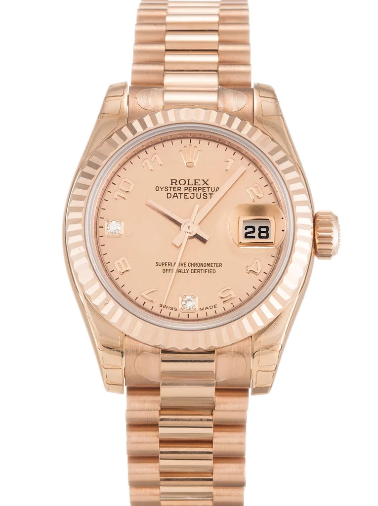 Rolex Lady-Datejust 26mm Mother of Pearl   Goldust Dial 179175F