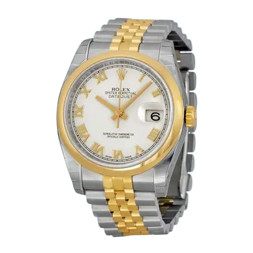Rolex Datejust 116203-0144 Men’s 36mm Silver-tone Watch