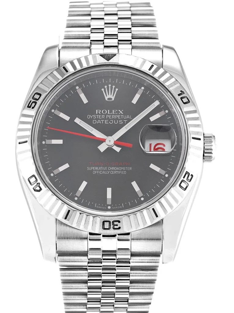 Rolex Datejust Turn-O-Graph 36mm Grey Dial 116264