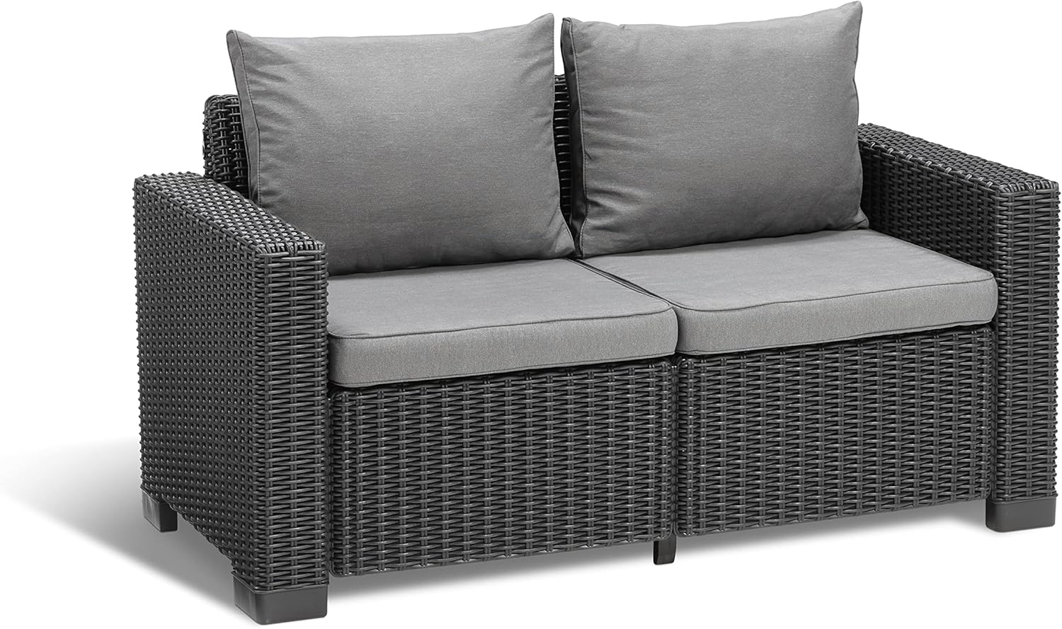 Allibert California Sofa Ogrodowa, Panama Cool Grey, 141 x 68 x 72 cm