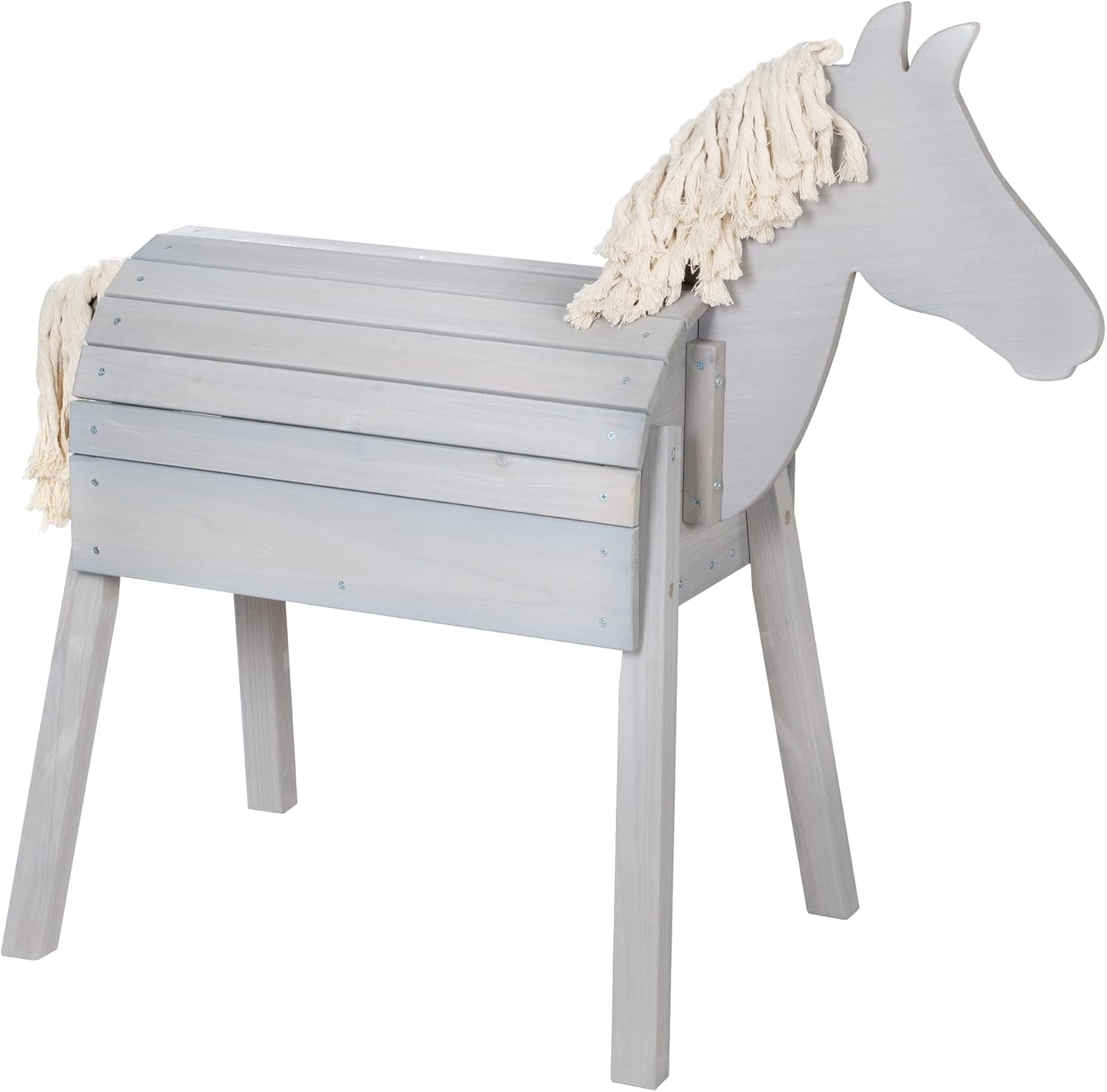 Roba 456022GA Koń Woltyżerowy, Szary Lazurowany, Do 25 kg