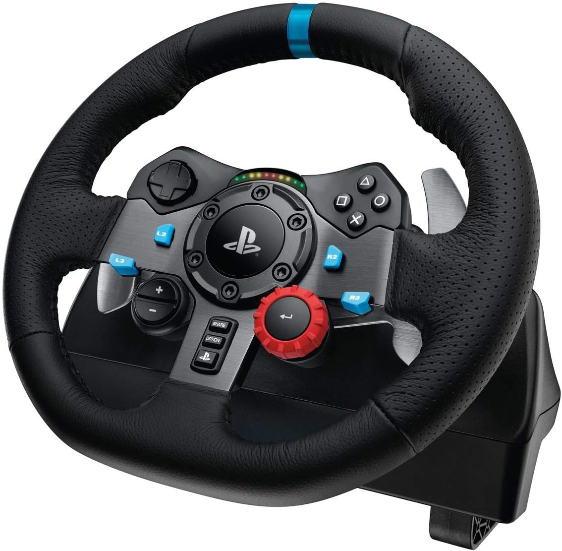 Logitech G29 Driving Force Racing Wheel For Playstation®4, Playstation®3 And Pc, Kierownica Wyścigowa Do Konsoli Playstation I Komputera, Playstation®5/Playstation®4/Playstation®3/Pc - Czarny ,941-000112