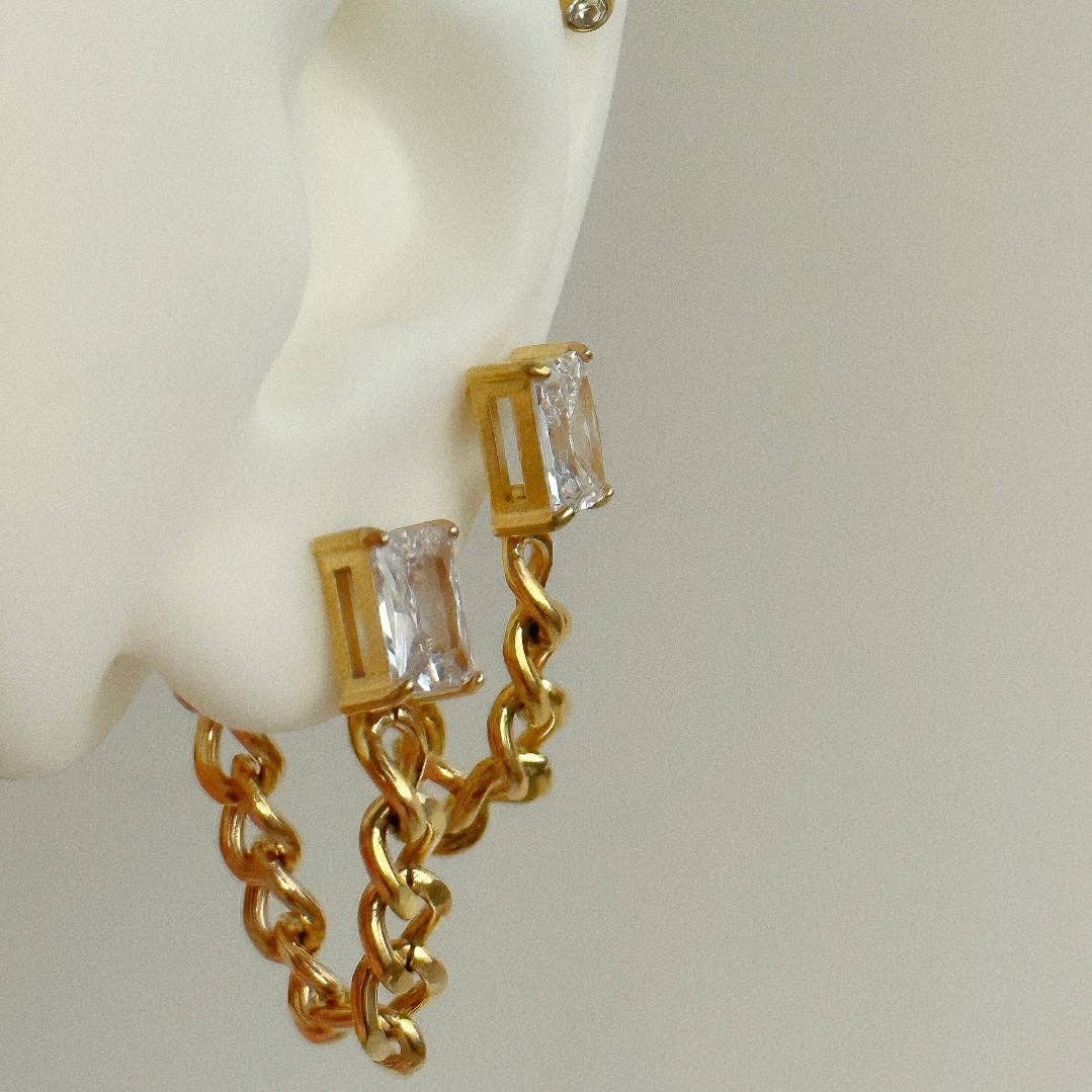Riviera Chain Dangle Earrings
