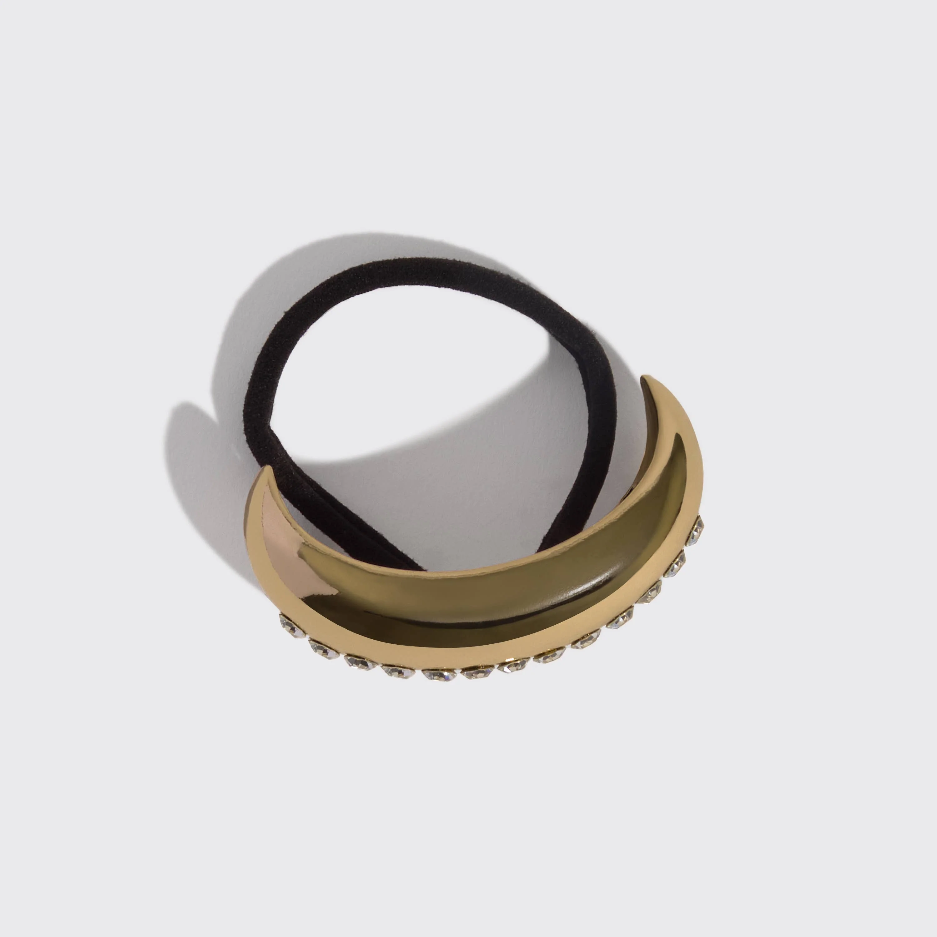 Kitsch Holiday Metal Rhinestone Cloud Cuff