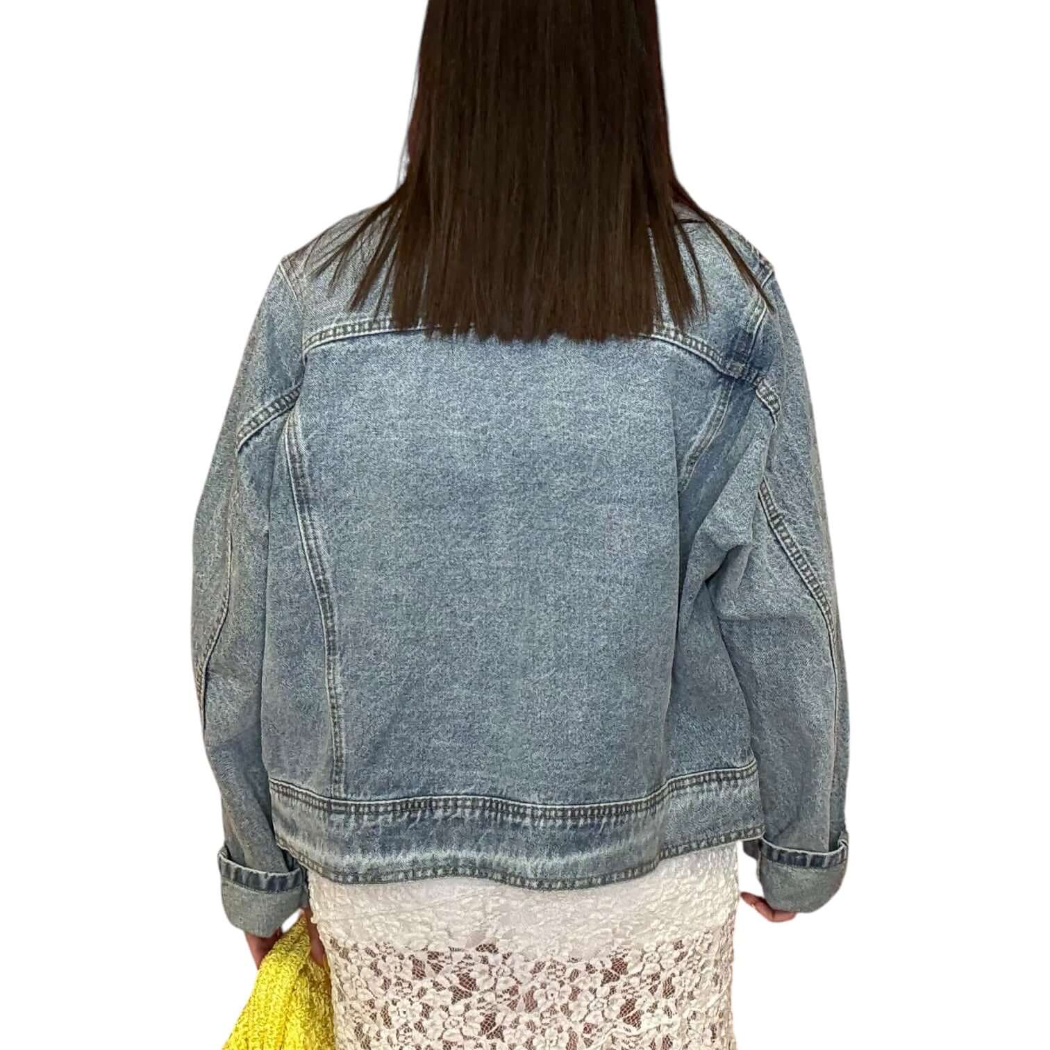 Big Pocket Denim Shacket
