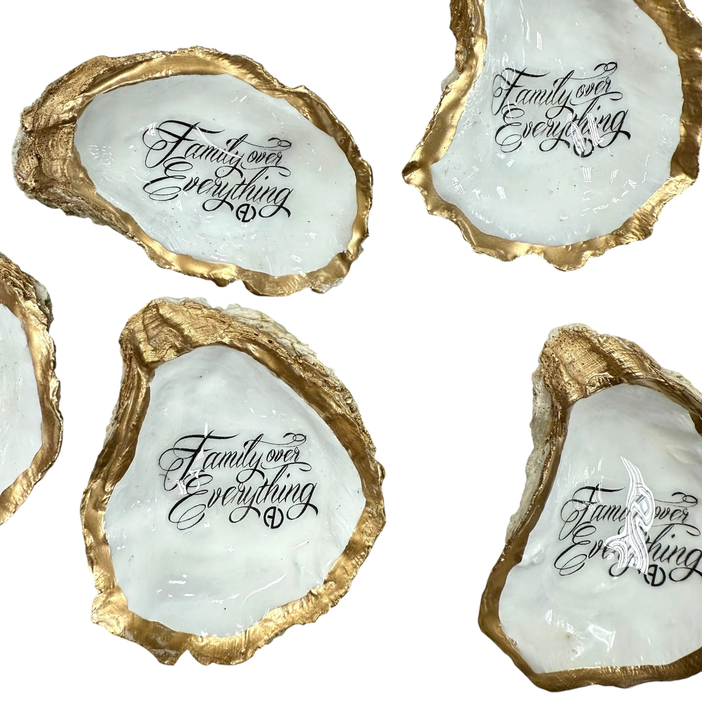 Family Over Everything® Oyster Trinket Dish