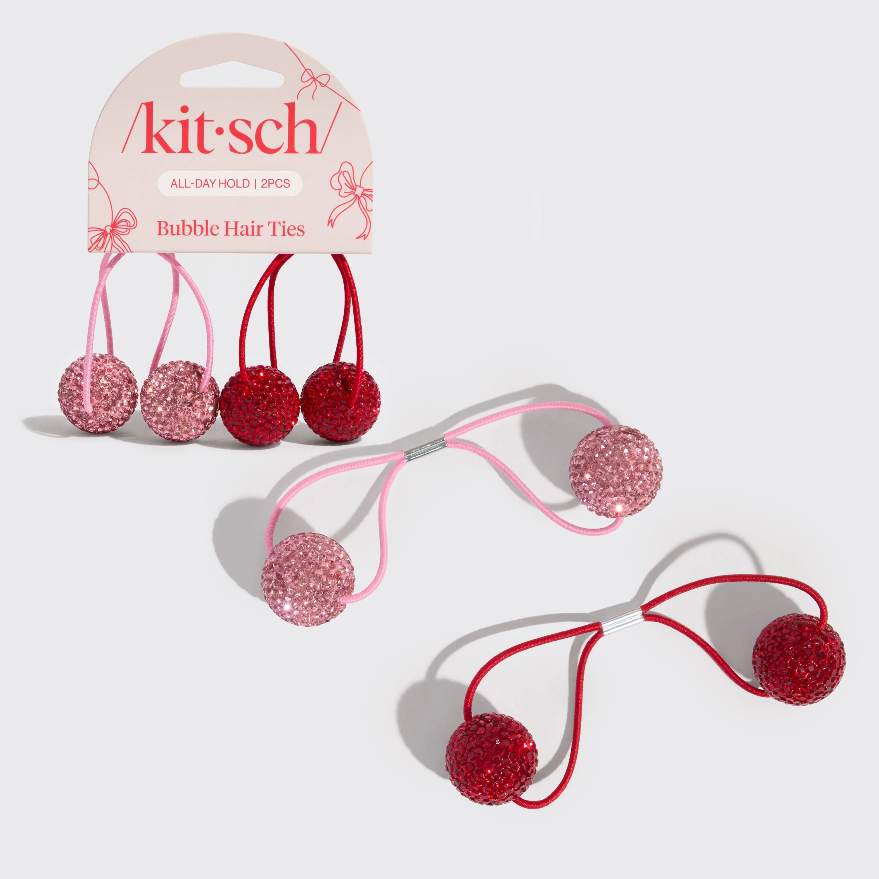 Kitsch Holiday Bubble Hair Ties