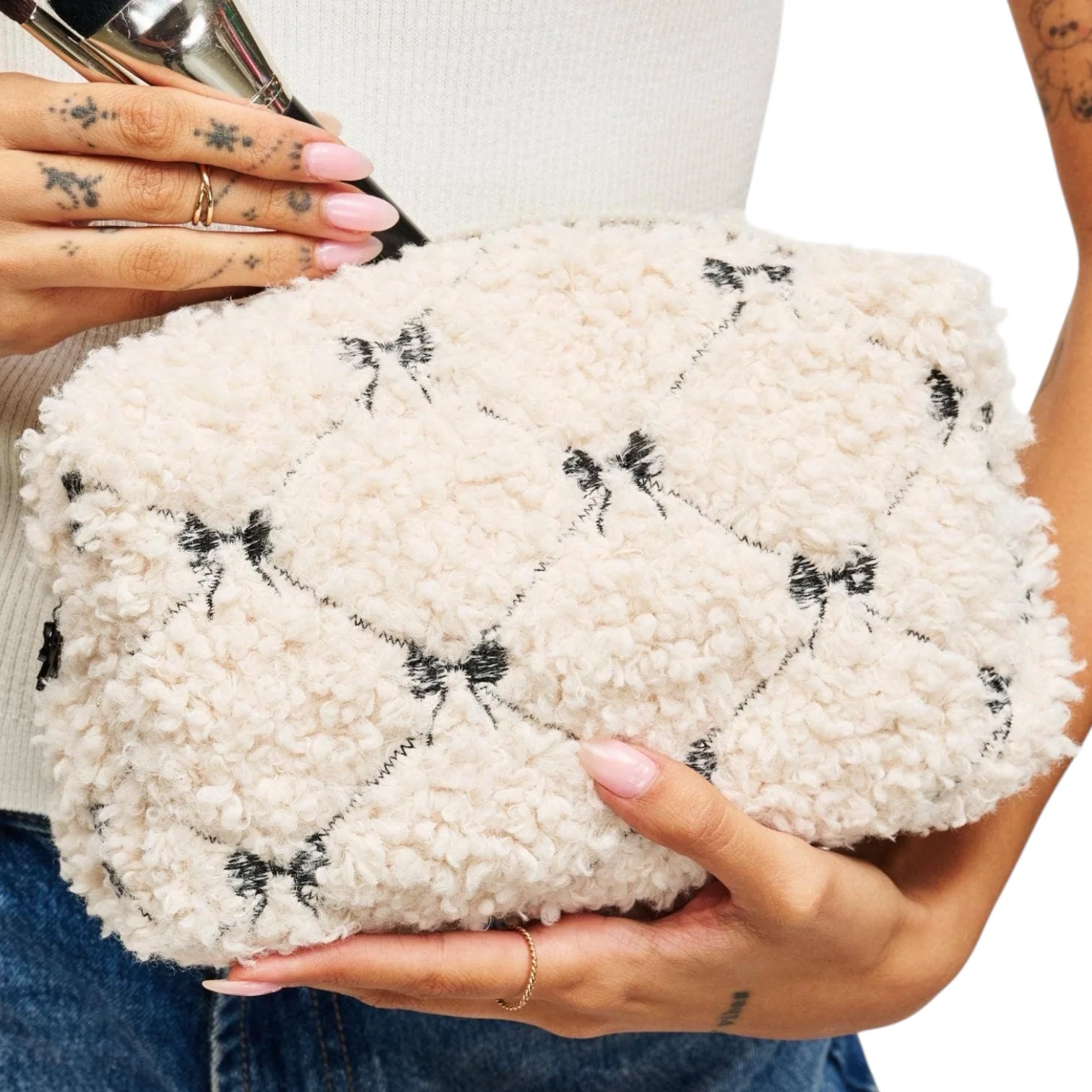 Chérie Sherpa Cosmetic Pouch