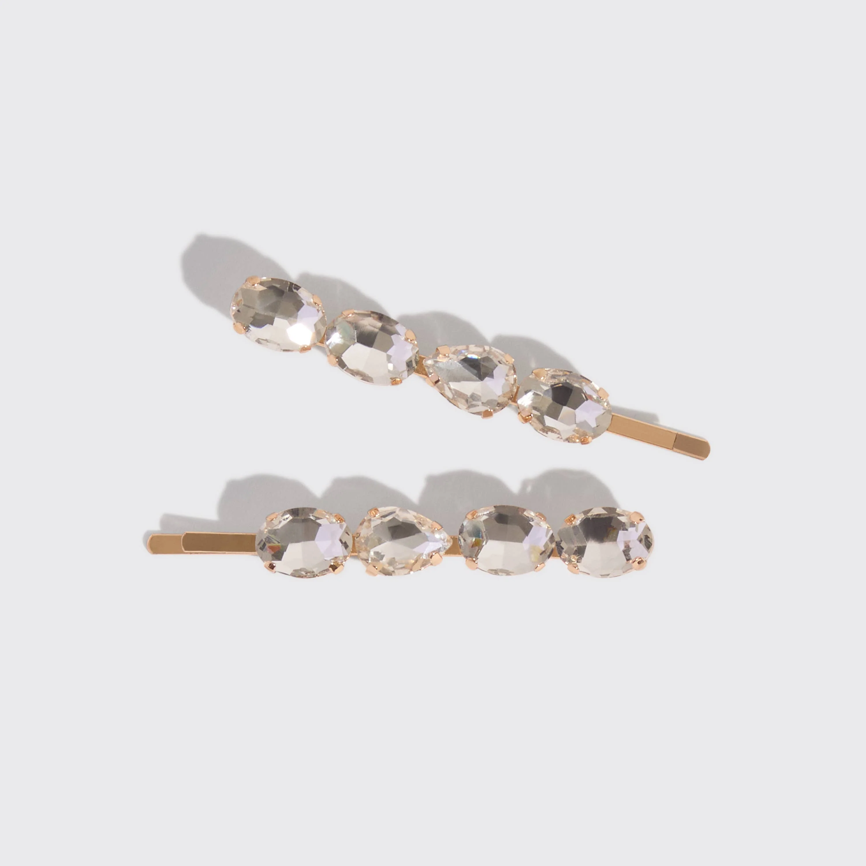 Kitsch Holiday Gemstone Bobby Pins