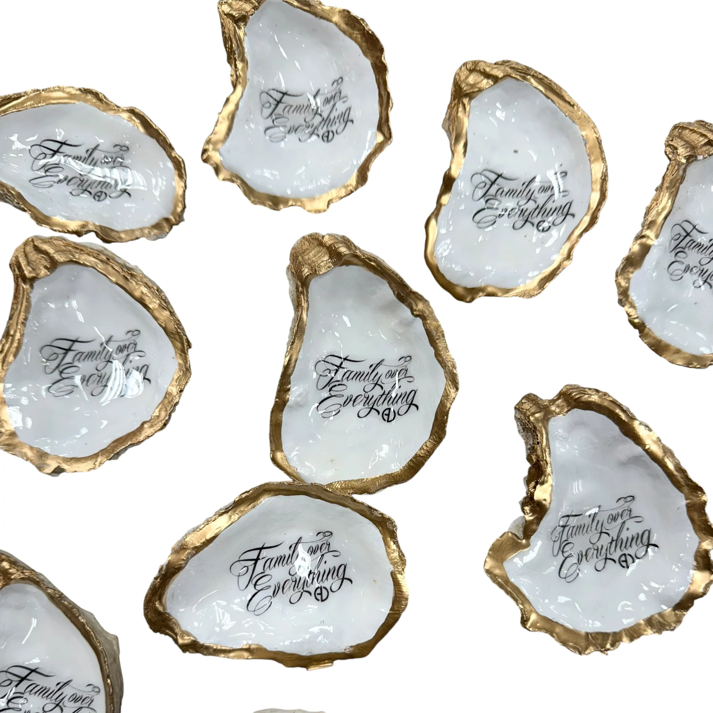 Family Over Everything® Oyster Trinket Dish