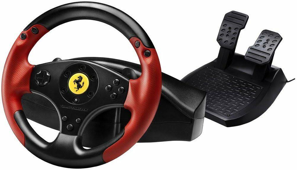 Red Ps3 Racing Controller Thrustmaster Ferrari Racing Wheel - Red Legend Edition - PlayStation 3 ...