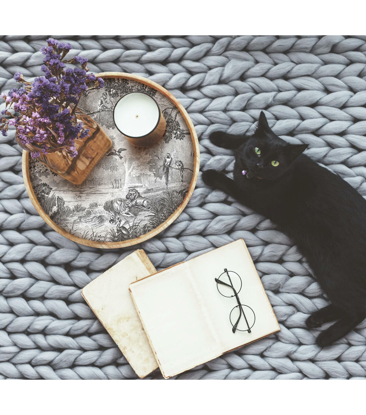 RoomMates 20.5 X 16.5' Gray Jungle Toile Peel & Stick Wallpaper