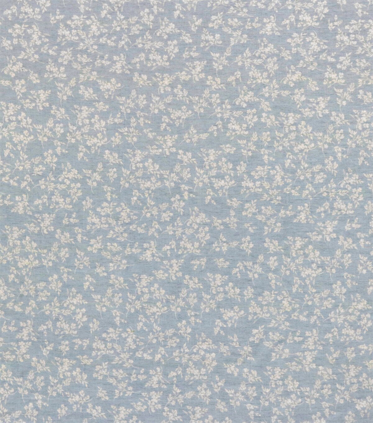 Floral Light Blue 108 Wide Flannel Fabric