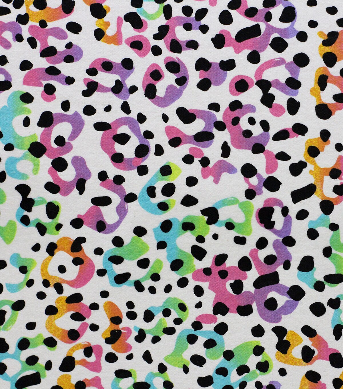 Rainbow Leopard Super Snuggle Flannel Fabric