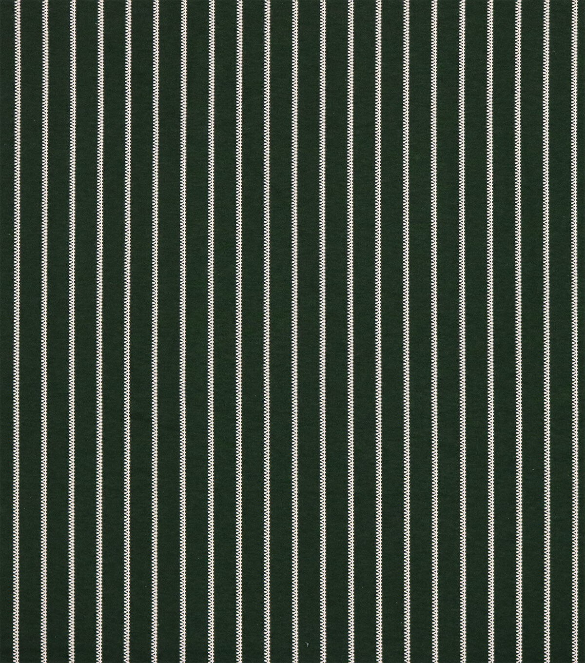 Green & White Stripes Super Snuggle Christmas Flannel Fabric