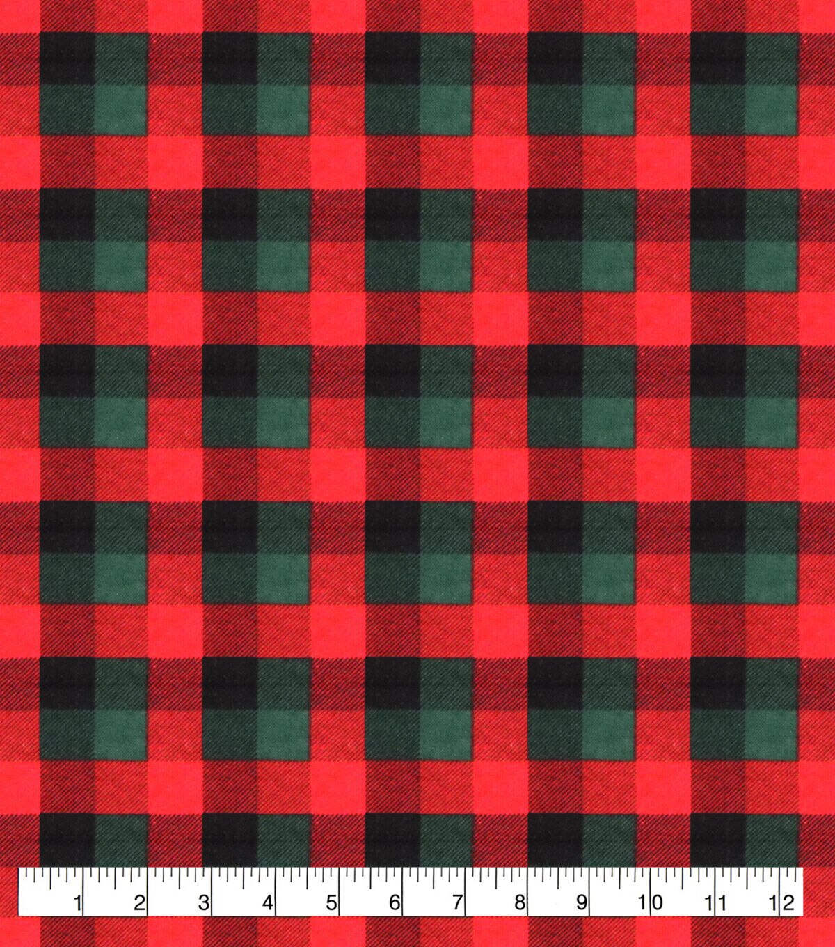 Tri Buffalo Check Super Snuggle Flannel Fabric