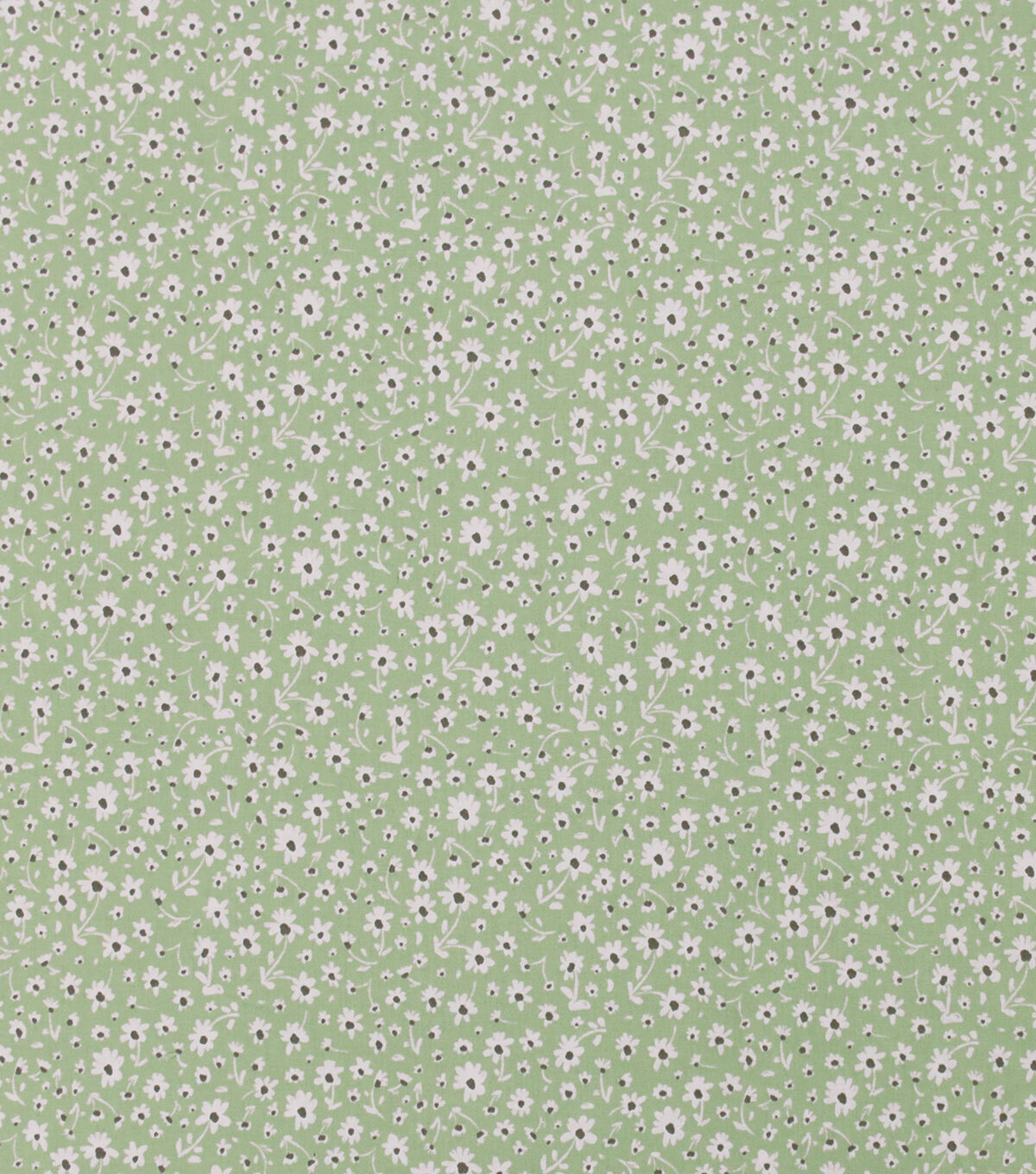 Floral on Sage Quilt Cotton Fabric by Keepsake Calico