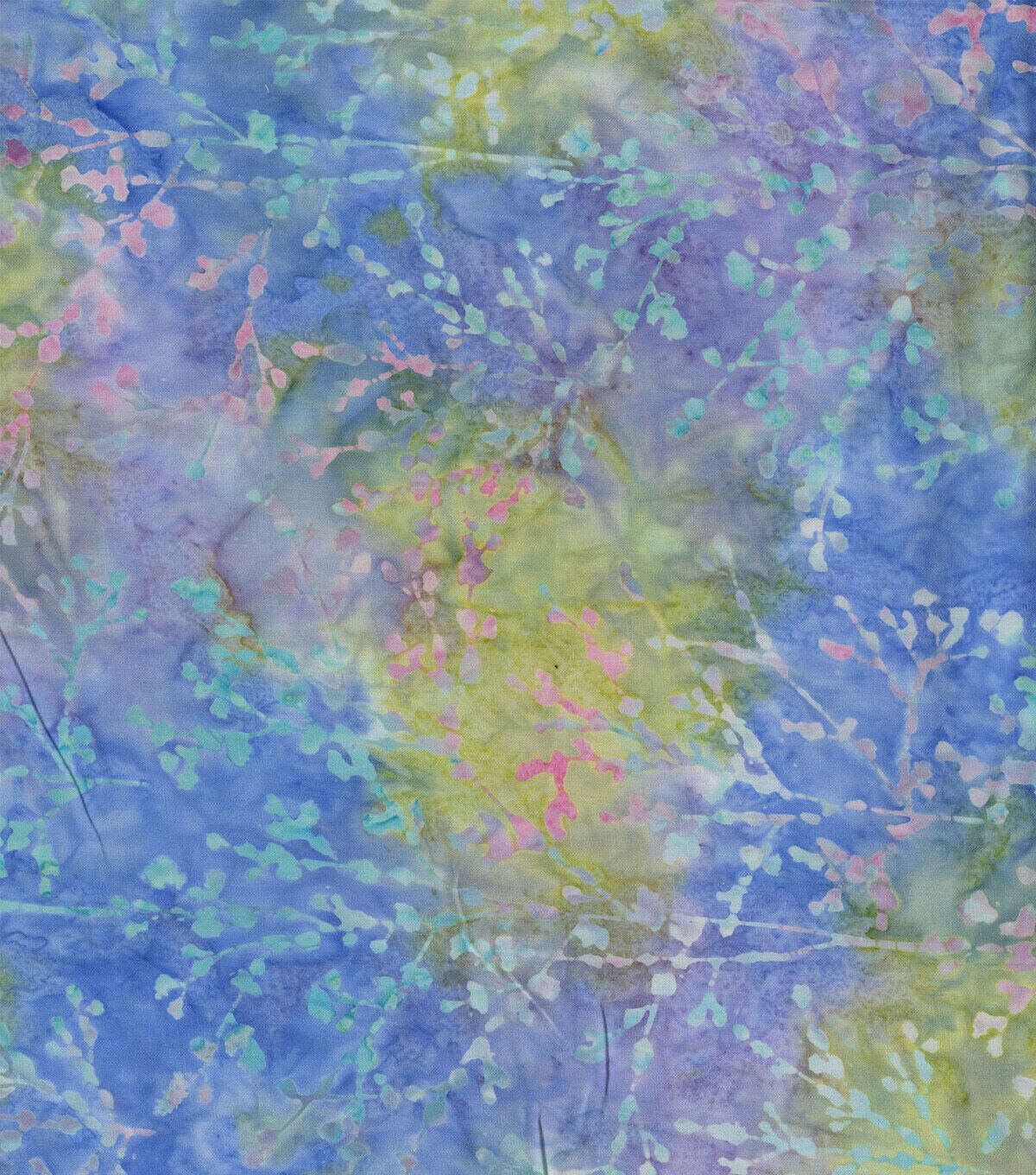 Hi Fashion Pastel Branches Batik Cotton Fabric