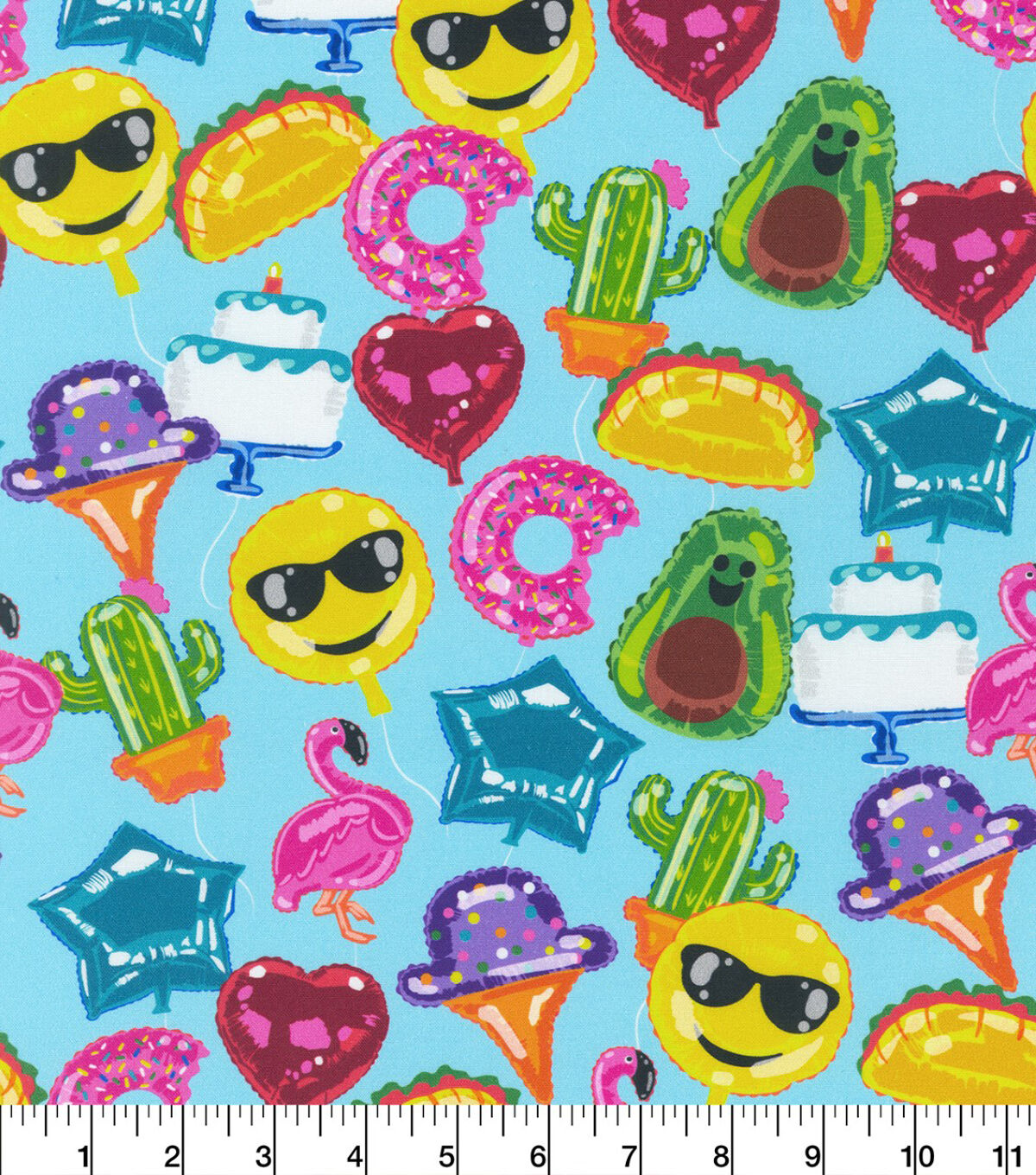 Robert Kaufman Party Balloons Novelty Cotton Fabric