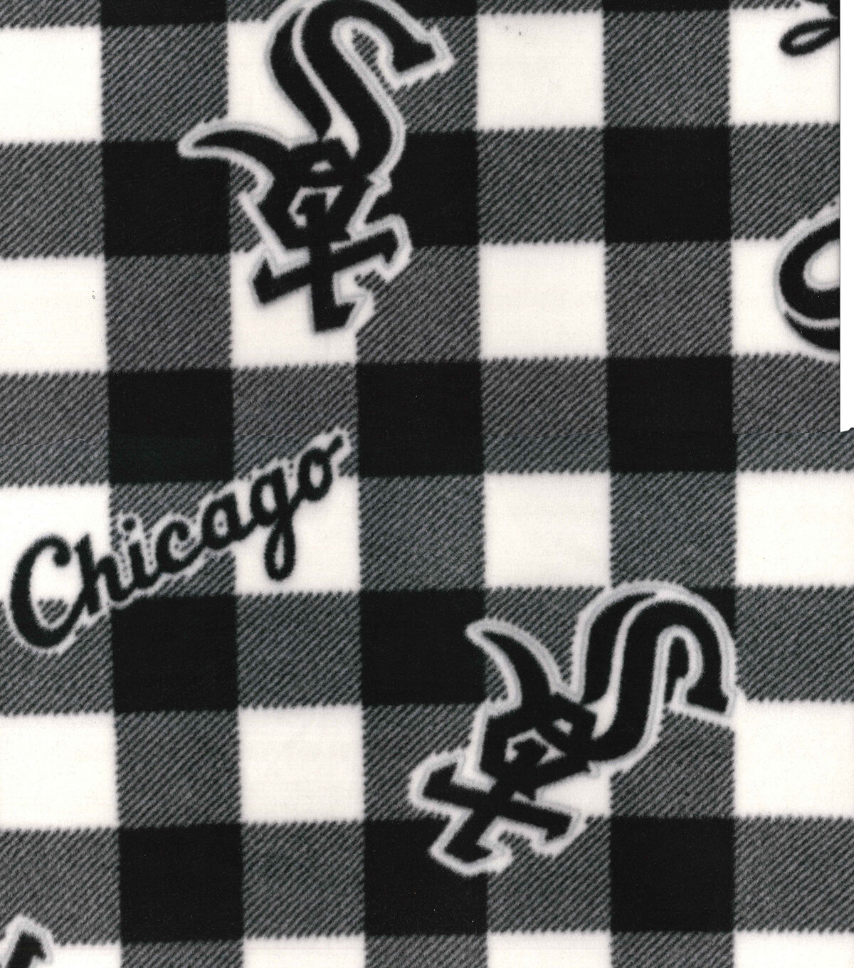 Fabric Traditions Chicago White Sox MLB Buffalo Fleece Fabric
