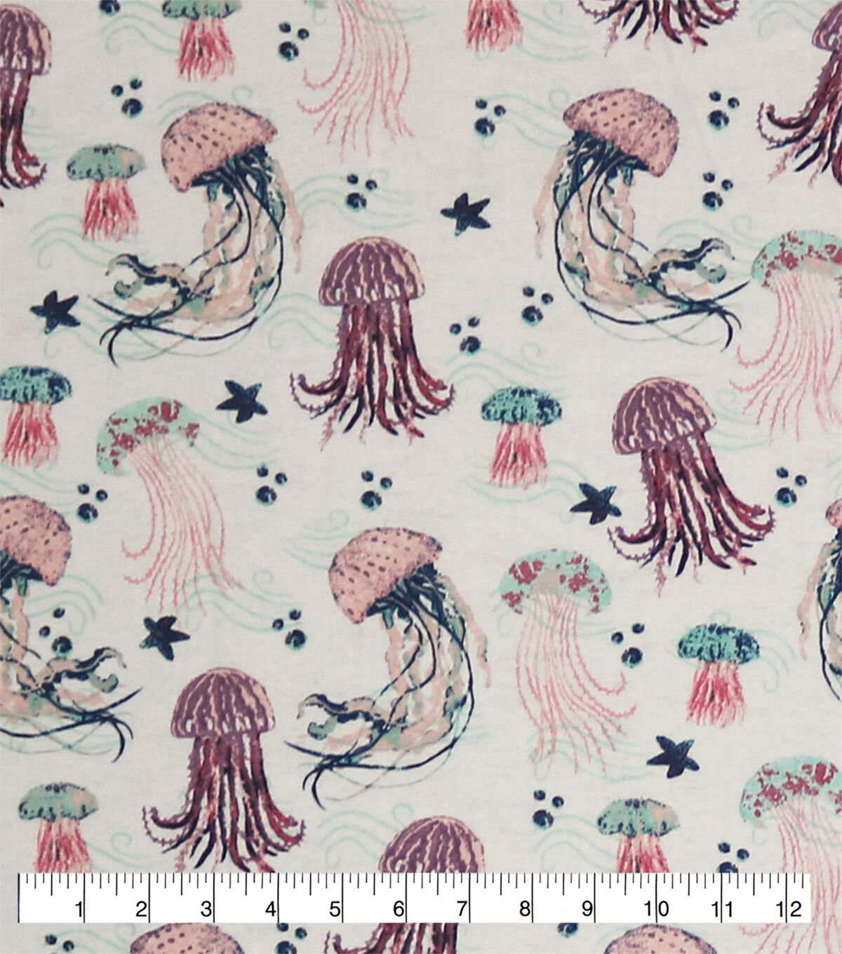 Jellyfish Super Snuggle Flannel Fabric