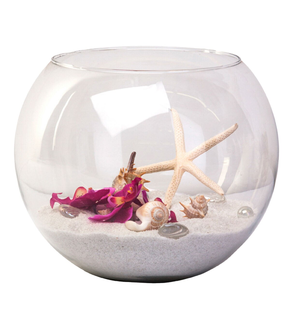 6 White Resin Starfish by Bloom Room