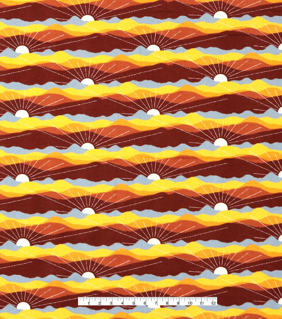 Desert Mountains Super Snuggle Flannel Fabric
