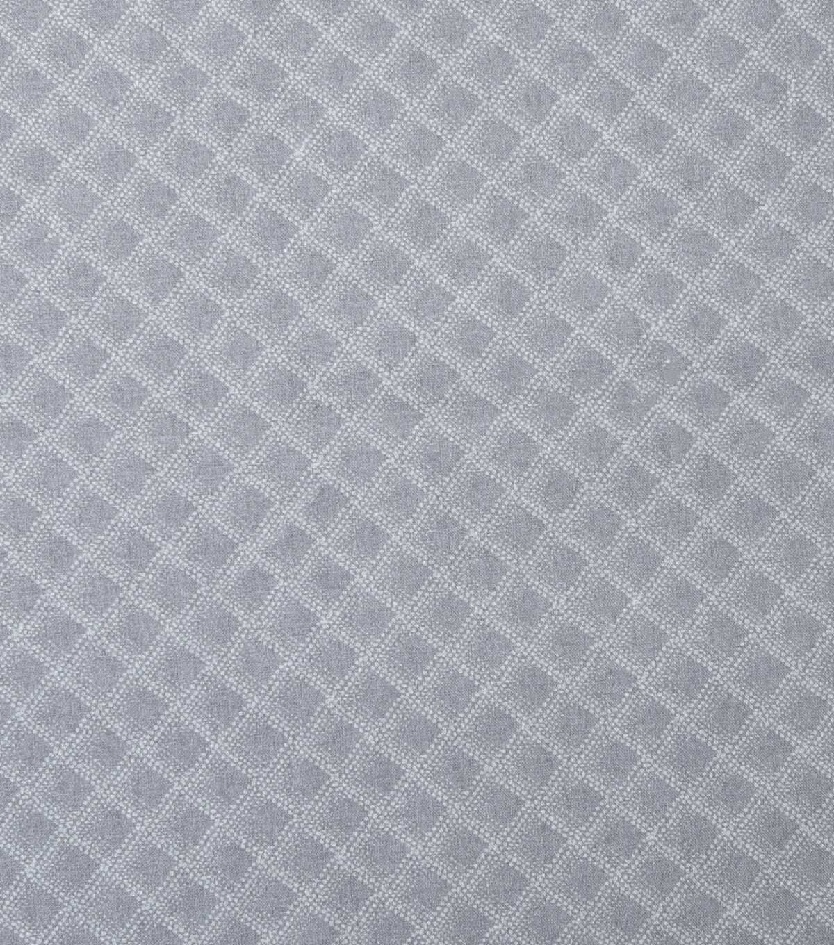 Gray Diamond Quilt Cotton Fabric by Keepsake Calico