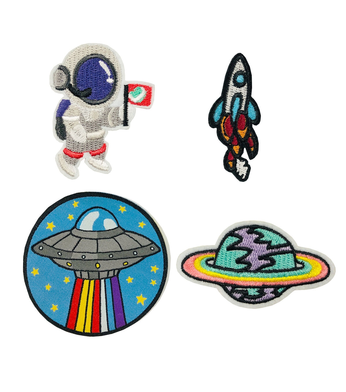 4ct Planet & Space Iron On Patches by hildie & jo