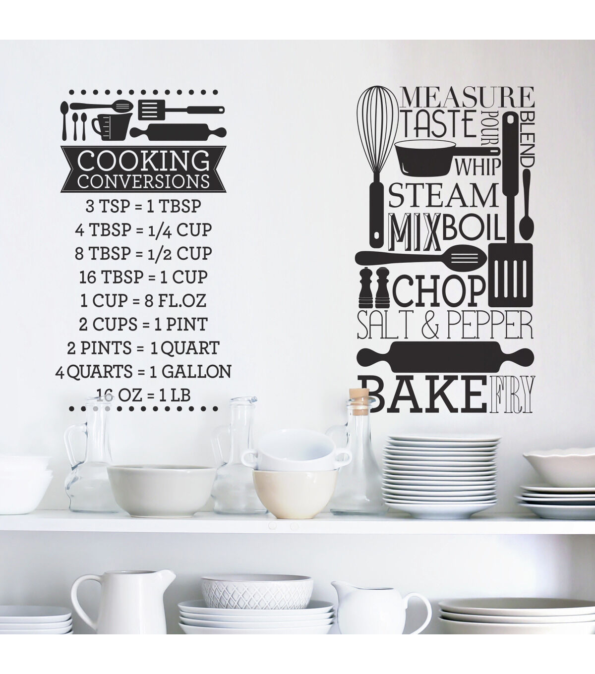 RoomMates Wall Decals Cooking Conversions