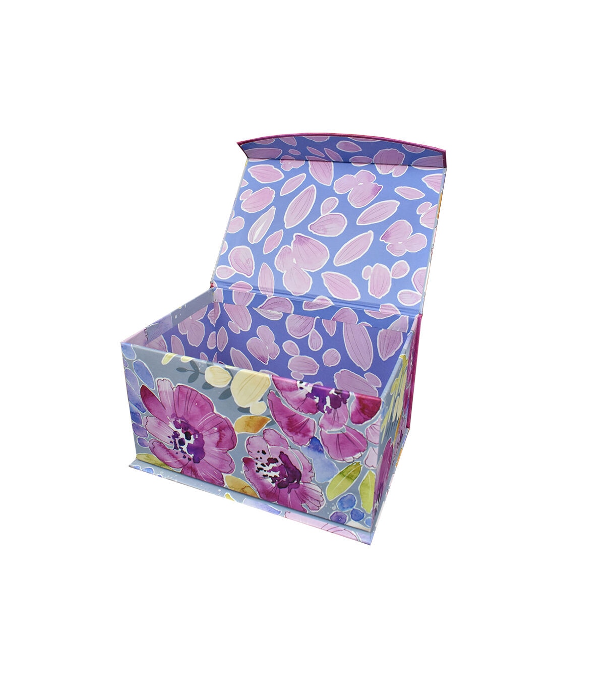 8 Pink Blooms Fliptop Box by Hudson 43