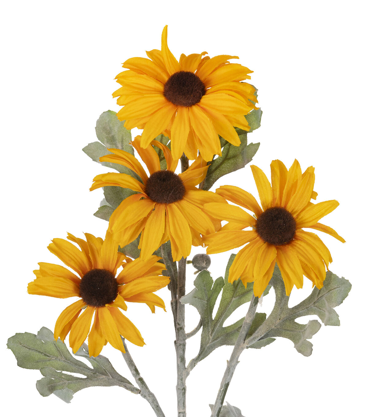 29 Flocked Sunflower Stem by Bloom Room