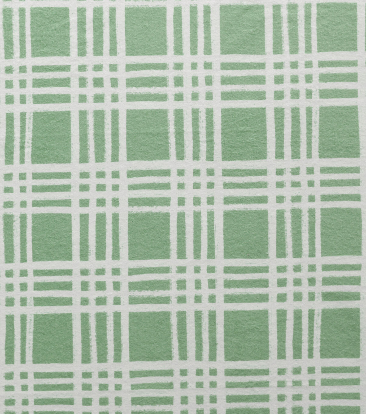 Green Plaid Super Snuggle Flannel Fabric
