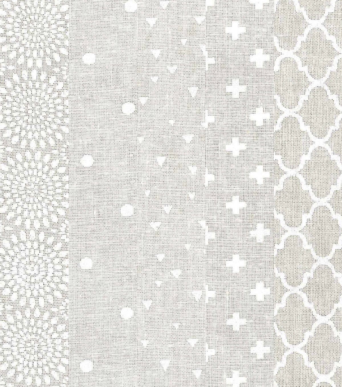 10 White Square Cotton Fabric Shapes 20ct by Keepsake Calico