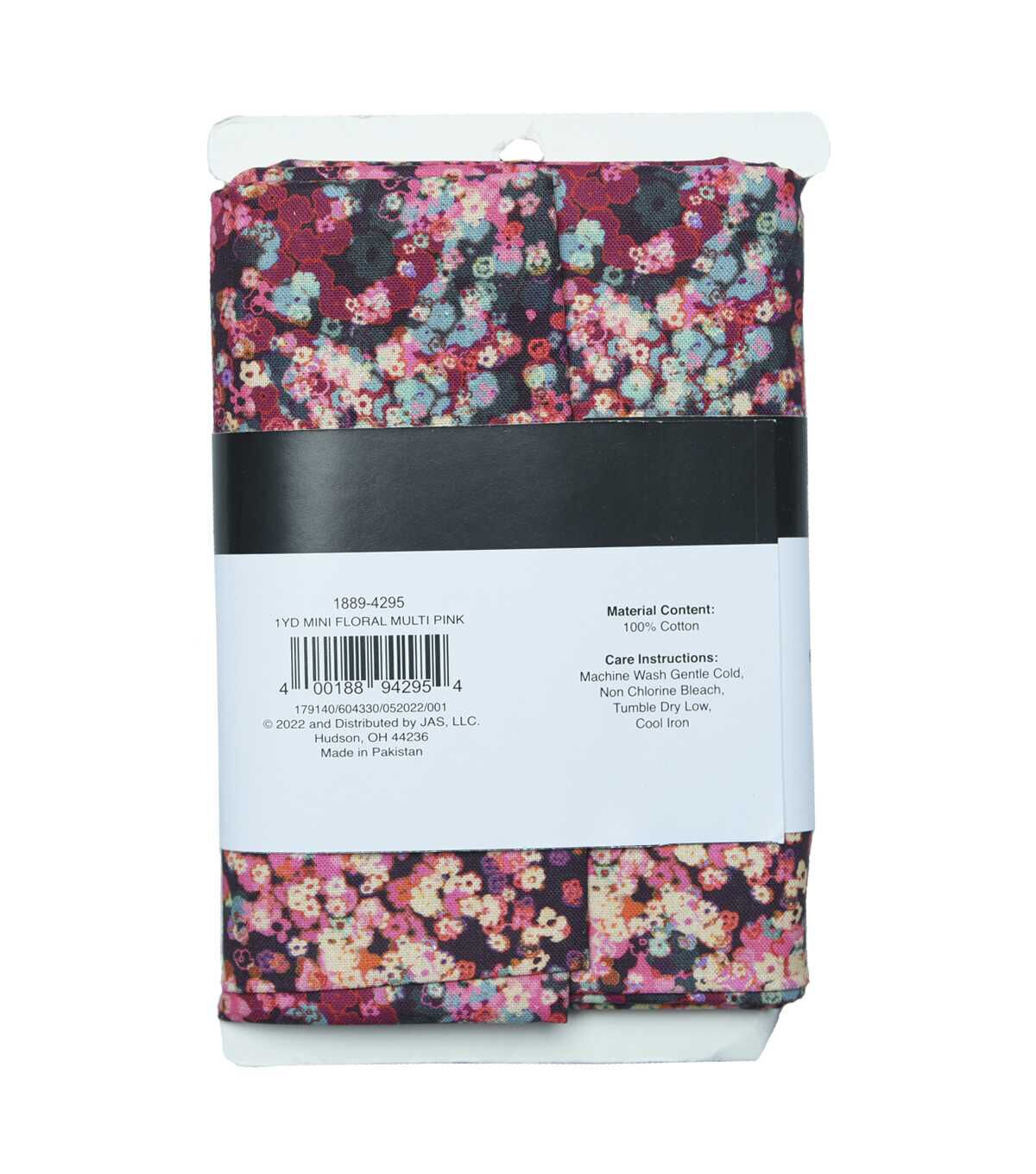 1yd Precut Multicolor Floral Quilt Cotton Fabric by Keepsake Calico