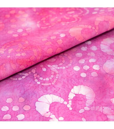 Singer Fabric 100% Cotton Batik Pink