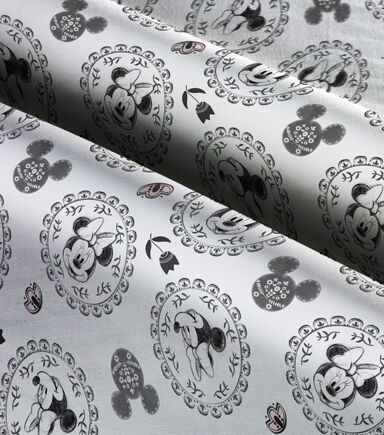 Minnie Medallion Floral Disney Cotton Fabric