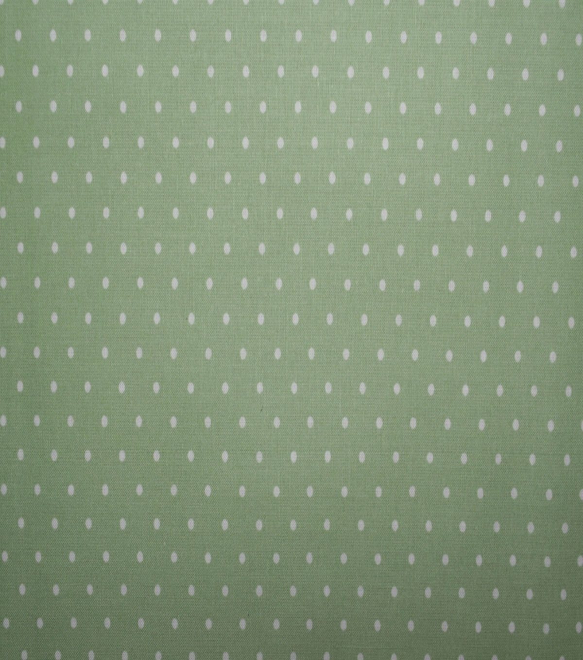 White Pin Dots on Light Green Quilt Cotton Fabric by Quilter's Showcase