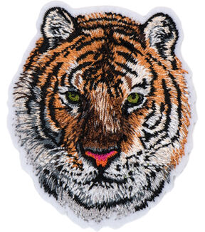 2.5 x 3 Tiger Head Patch by hildie & jo