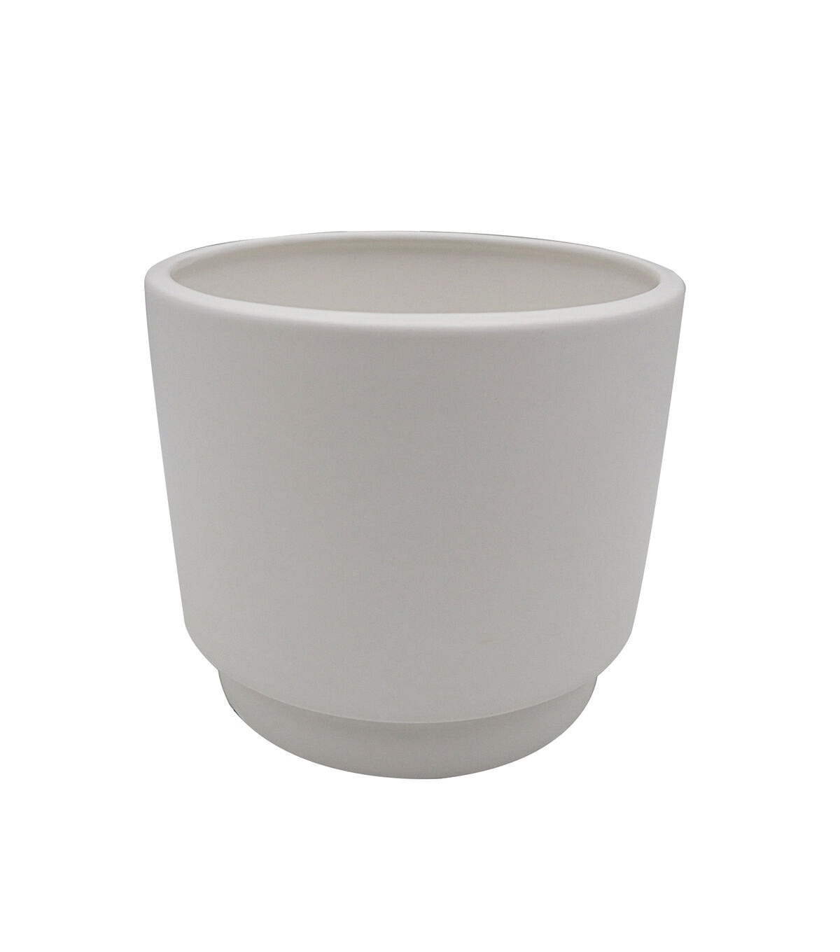 6 White Ceramic Container by Bloom Room