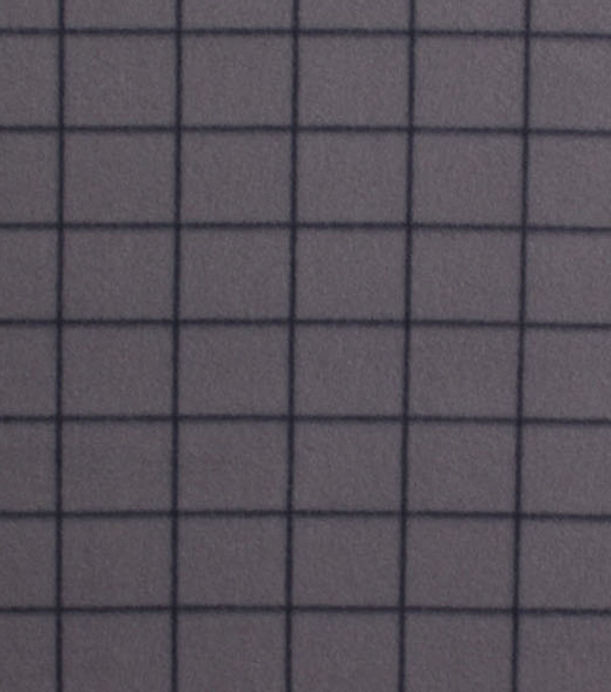 Fashion Gray Grid Blizzard Fleece Fabric