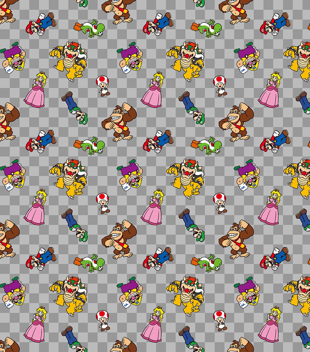 Nintendo Multi Super Mario Cotton Fabric