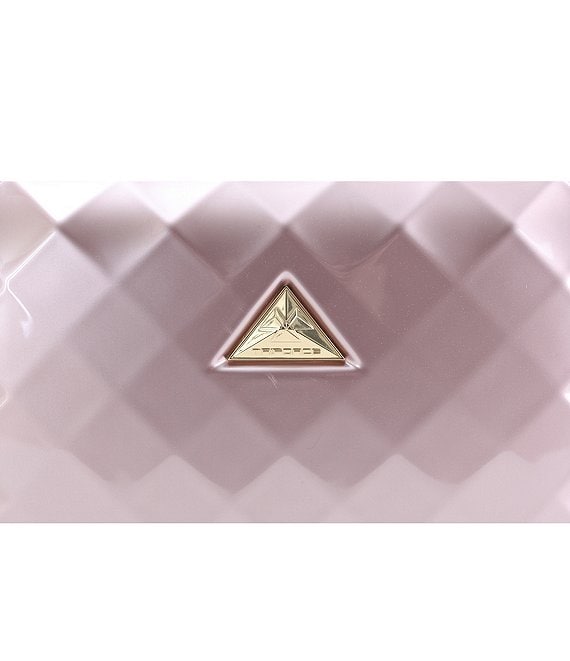 Savoir Collection Quilted with Floral Strap Travel Beauty Case