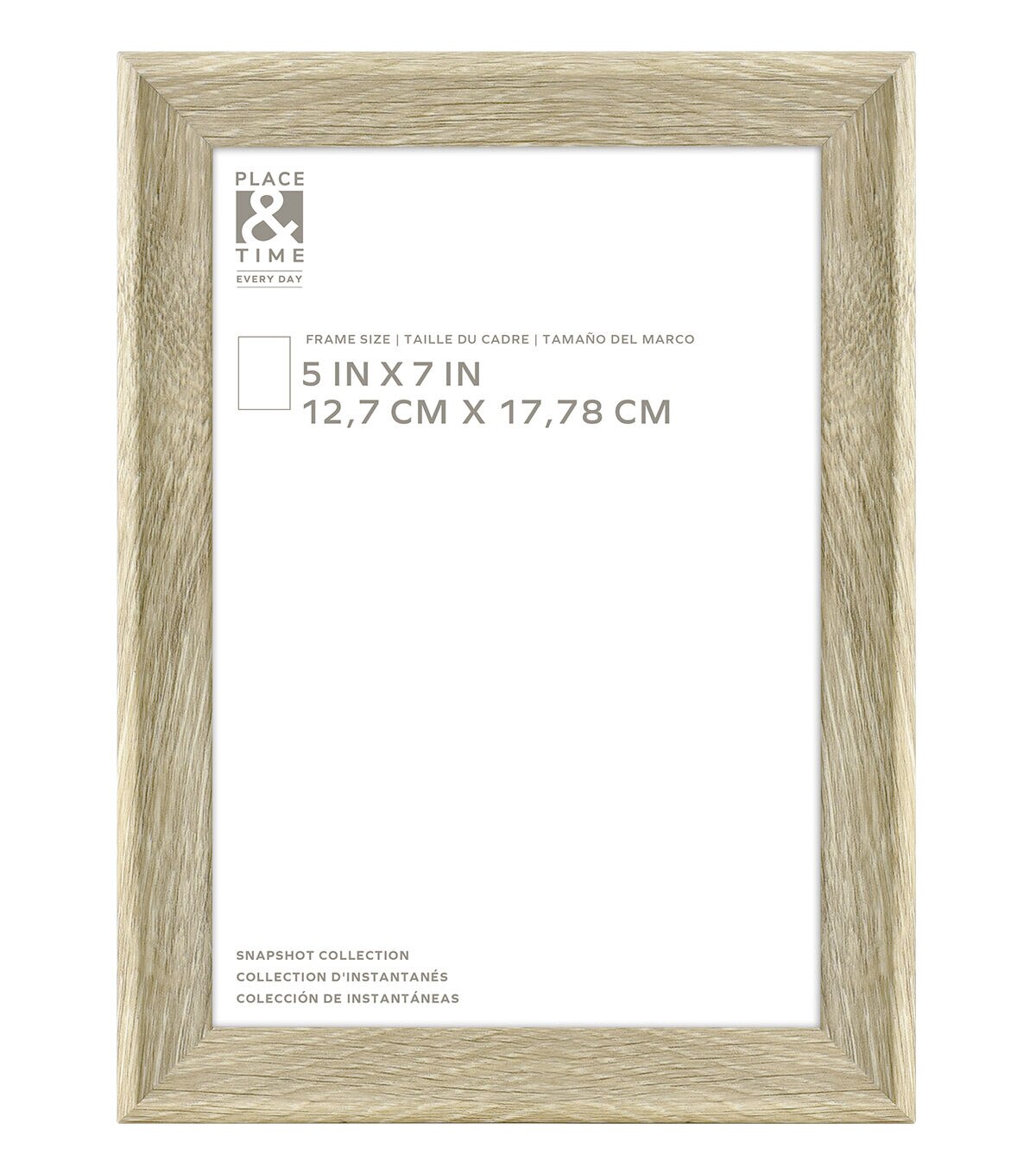 5 x 7 Snapshot Tabletop & Wall Picture Frame by Place & Time