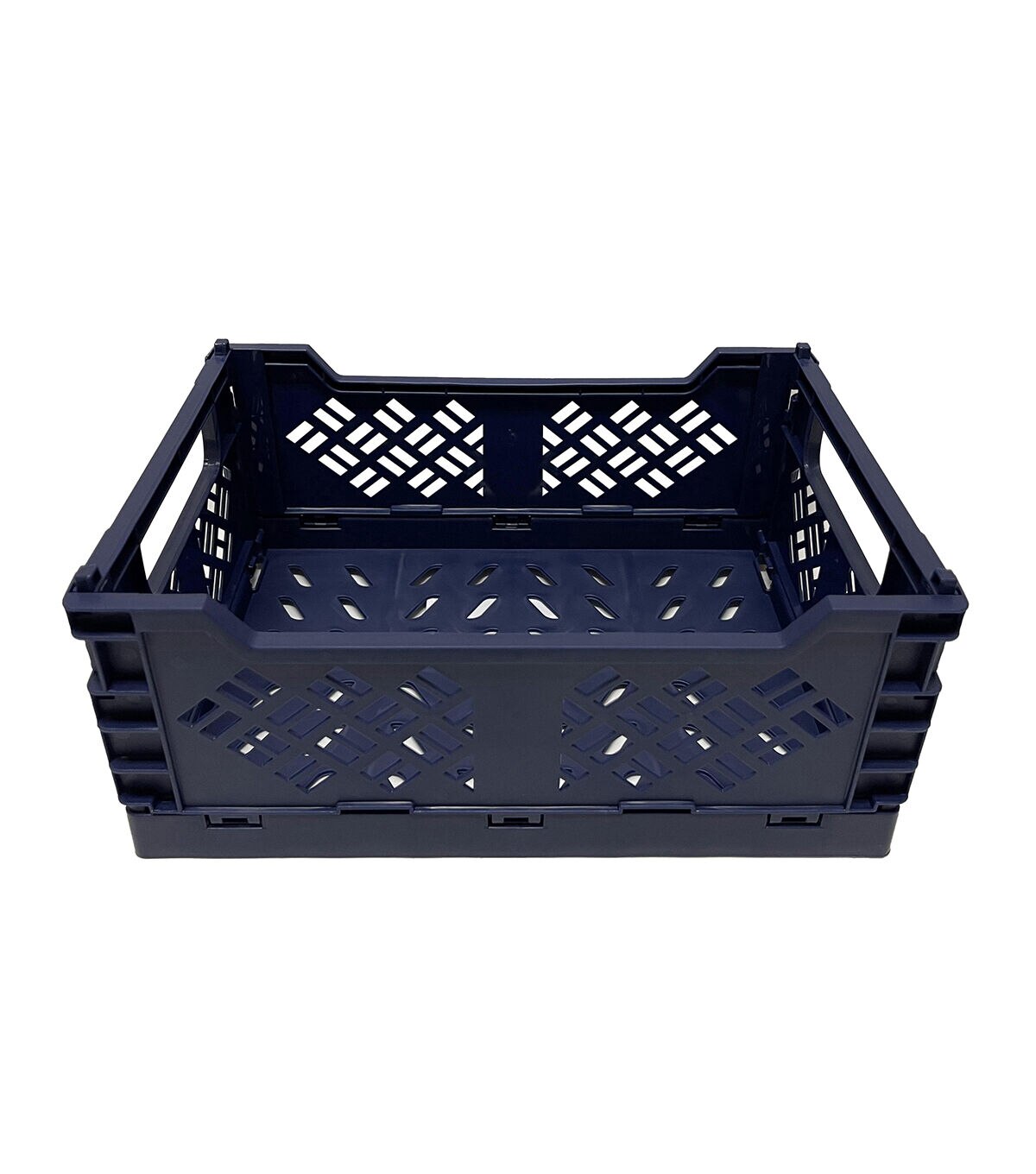 9 x 7 Plastic Collapsible Storage Crate by Top Notch