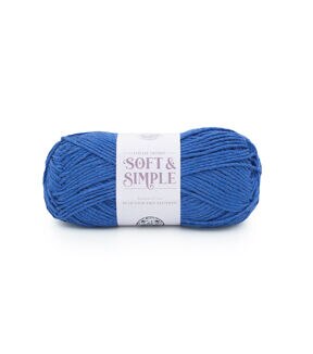 Lion Brand Soft & Simple 131yds Worsted Viscose Yarn