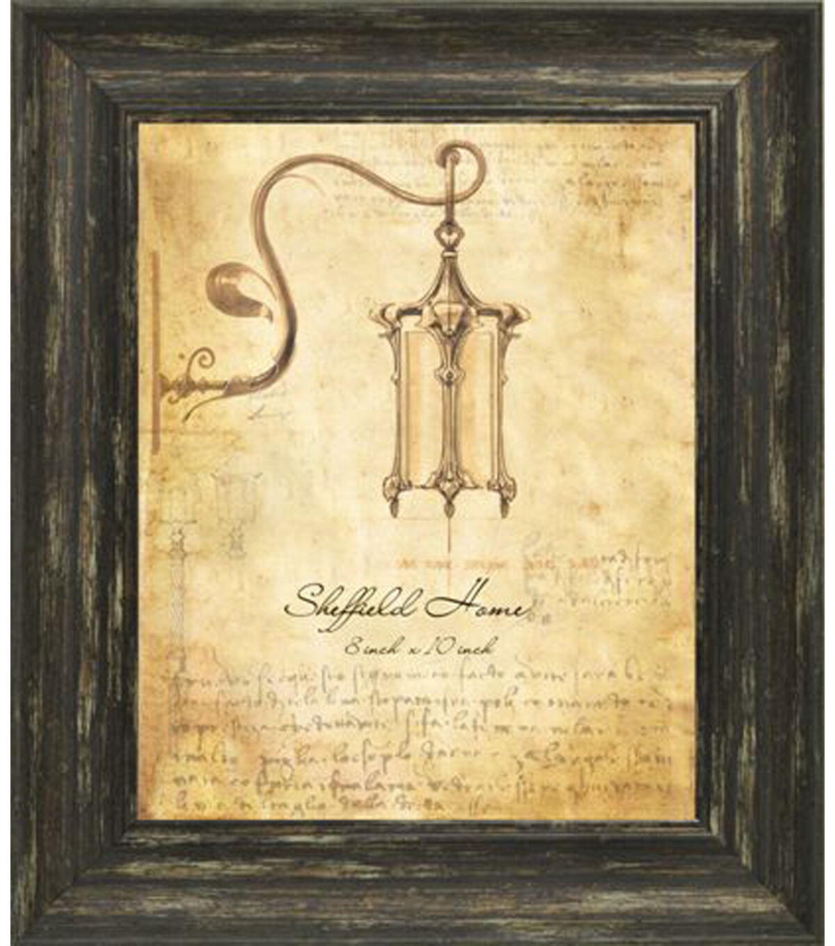 Sheffield Home 8 x 10 Distressed Black Picture Frame