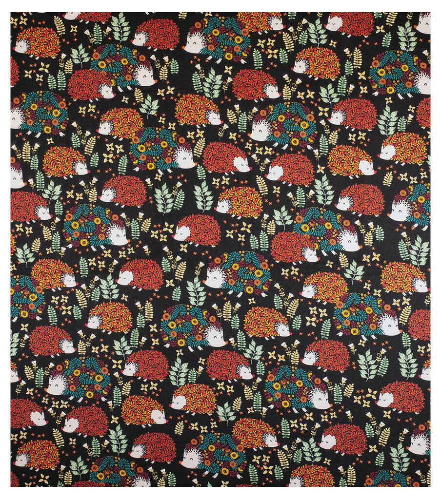 Super Snuggle Flannel Floral Hedgehogs